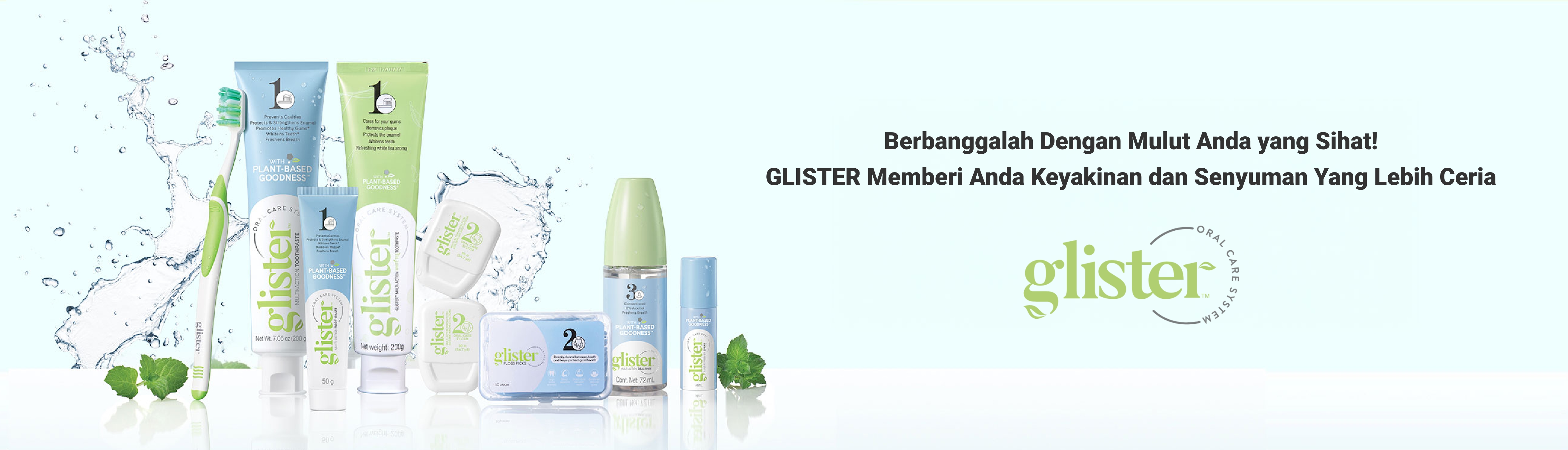 glister multi action oral care